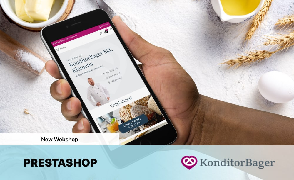 Konditorbager Skt. Klemens: New Webshop
